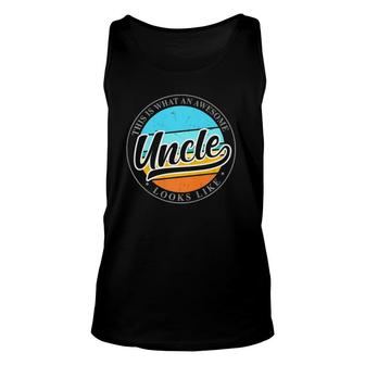 Father's Day Birthday Gift For Uncle From Niece Or Nephew Unisex Tank Top | Mazezy