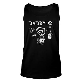 Father's Day Cool Daddy-O Beatnik Unisex Tank Top | Mazezy