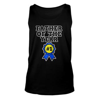 Father's Day For Dad Father Of The Year Raglan Baseball Tee Tank Top | Mazezy