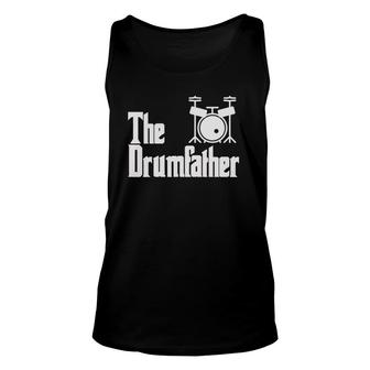 Father's Day The Drum-Father Drummer Musician Dad Tank Top | Mazezy