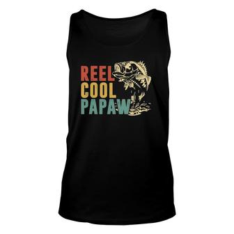 Father's Day S Vintage Fishing Reel Cool Papaw Unisex Tank Top | Mazezy