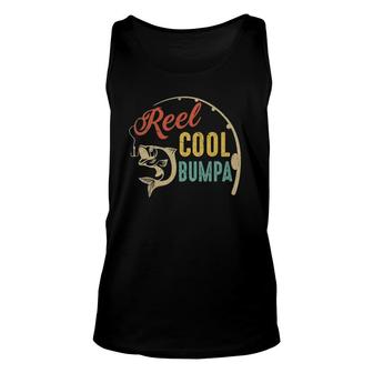 Father's Day Vintage Fishing Reel Cool Bumpa Unisex Tank Top | Mazezy