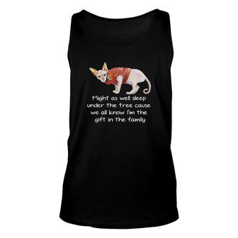 Favorite Family Sphynx Cat Christmas Humor Classic Unisex Tank Top | Mazezy