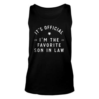 Favorite Son In Law Funny Gift Father Mother In Law Unisex Tank Top | Mazezy