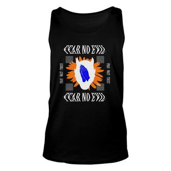 Fear No Evil Praying Hands Pray Wait Trust Unisex Tank Top | Mazezy