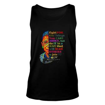 Fight For The Things You Care About Unisex Tank Top - Seseable