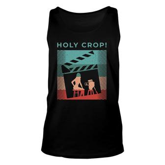 Filmmaker Costume For A Movie Director Or Film Editor Unisex Tank Top | Mazezy
