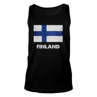 Finland Flag Republic Of Finland Unisex Tank Top | Mazezy