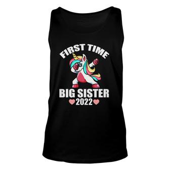 First Time Big Sister 2022 Unicorn Big Sister Est 2022 Ver2 Tank Top | Mazezy