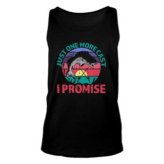 Fishing Just One More Cast I Promise Bass Fishing Tank Top | Mazezy