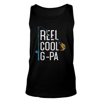 Fishing Reel Cool G-Pa Father's Day Gift For Fisherman G-Pa Unisex Tank Top | Mazezy