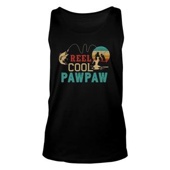 Fishing Reel Cool Pawpaw Father's Day Fisherman Pawpaw Tank Top | Mazezy