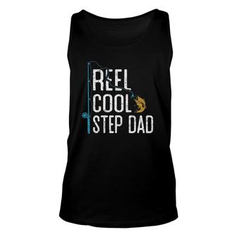 Fishing Reel Cool Step Dad Father’S Day Gift For Fisherman Unisex Tank Top | Mazezy