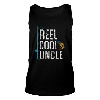 Fishing Reel Cool Uncle Father’S Day Gift Fisherman Uncle Unisex Tank Top | Mazezy