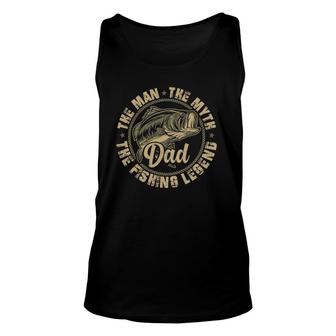 Fishing S For Dad Father Day Fishing Gift For Fisherman Unisex Tank Top | Mazezy