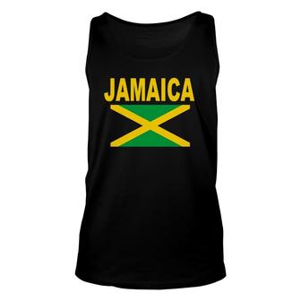 Flag Jamaica Jamaican Flags Travel Gift Top Unisex Tank Top | Mazezy