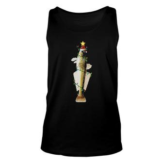 Flathead Fish Lighting Xmas Tree Matching Flathead Christmas Tank Top | Mazezy