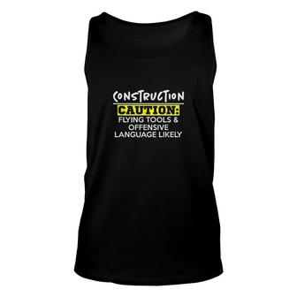 Flying Tools & Offensive Language Unisex Tank Top | Mazezy