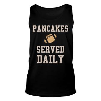 Football Offensive Lineman Men Pancakes Served Daily Pullover Tank Top | Mazezy