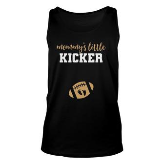 Football Pregnancy Announcement Fall Baby Reveal Unisex Tank Top | Mazezy