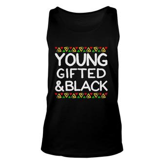 For Human Black History Young Gifted Unisex Tank Top - Thegiftio UK