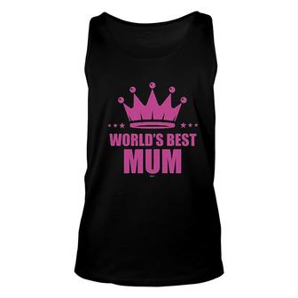For Mum Worlds Best Mum Birthday Gifts For Mum Gifts Unisex Tank Top - Seseable