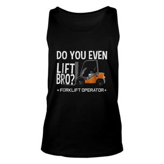 Forklift Operator Funny Warehouse Truck Unisex Tank Top | Mazezy