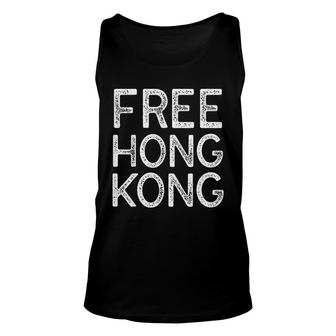 Free Hong Kong Unisex Tank Top | Mazezy