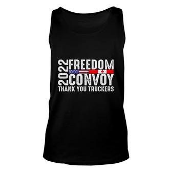 Freedom Convoy 2022 Thank You Truckers Unisex Tank Top - Thegiftio