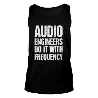 Frequency Funny Audio Engineer Sound Guy Unisex Tank Top | Mazezy