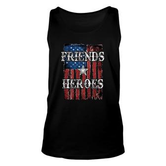 Friends And Heroes Unisex Tank Top | Mazezy