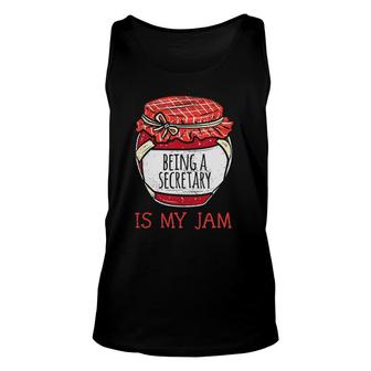 Fun Secretary Gifts Women Cute Meme Quote Secretary Unisex Tank Top | Mazezy