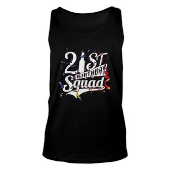 Funny 21St Birthday For 2021 Squad Party Unisex Tank Top - Seseable