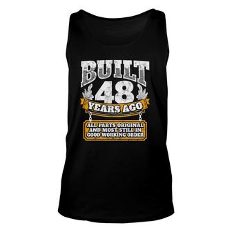 Funny 48Th Birthday B-Day Gift Saying Age 48 Years Joke Unisex Tank Top | Mazezy