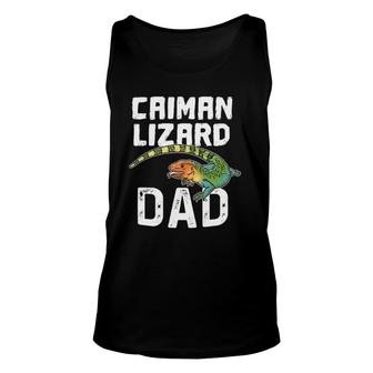 Funny Caiman Lizard Dad Gift Water Tegu Dracaena Reptile Unisex Tank Top | Mazezy