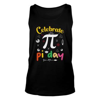 Funny Cool Celebrate Pi Day Happy Pi Day Unisex Tank Top - Thegiftio UK