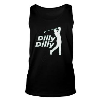 Funny Dilly Dilly Golf Tournament Unisex Tank Top | Mazezy