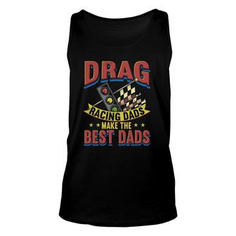 Funny Drag Racing Dad Race Car Design Unisex Tank Top | Mazezy