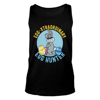 Funny Easter Eggxtraordinary Egg Hunter Easter Day Unisex Tank Top - Thegiftio UK