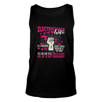 Funny Electrician Wife Unisex Tank Top | Mazezy