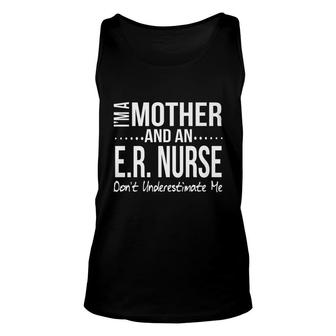 Funny ER Nurse Emergency Room Nurses Birthday Gift Unisex Tank Top - Seseable