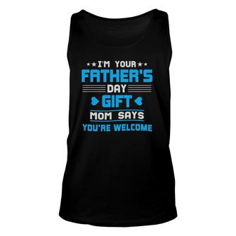 Funny Fathers Day I Am Your Fathers Day Gift Unisex Tank Top | Mazezy
