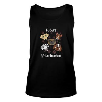 Funny Future Veterinarian Gift Unisex Tank Top | Mazezy