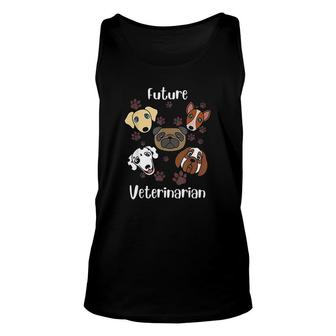 Funny Future Veterinarian Unisex Tank Top | Mazezy