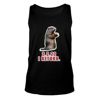 Funny Groundhog Day 2022 February 2 Birthday Unisex Tank Top | Mazezy