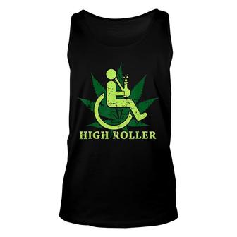 Funny Handicap Gift T Disabled Amputee Humor Wheelchair Unisex Tank Top - Thegiftio