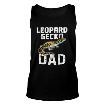 Funny Leopard Gecko Graphic Lizard Lover Reptile Dad Unisex Tank Top | Mazezy