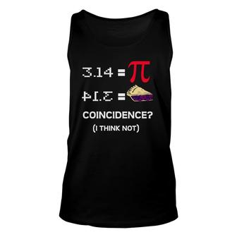 Funny Math Teacher Pi Day Unisex Tank Top | Mazezy
