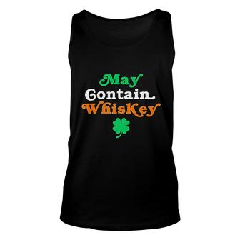 Funny May Contain Whiskey Gifts For Whiskey Lovers Unisex Tank Top - Thegiftio
