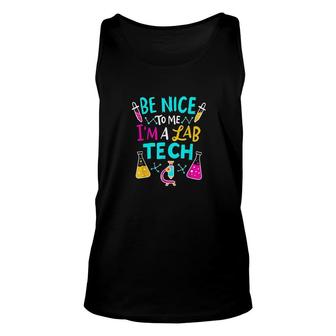 Funny Medical Lab Tech Laboratory Technician Gift Unisex Tank Top | Mazezy